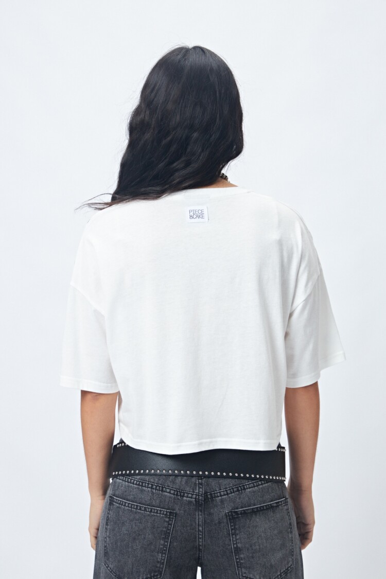 REMERA LETSI Blanco
