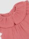 Blusa Con Jaretas Piedra
