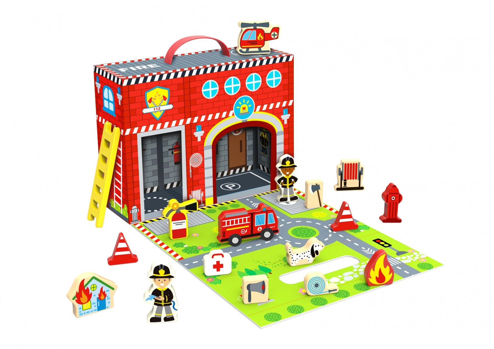 Tooky Toy Estación de Bomberos 