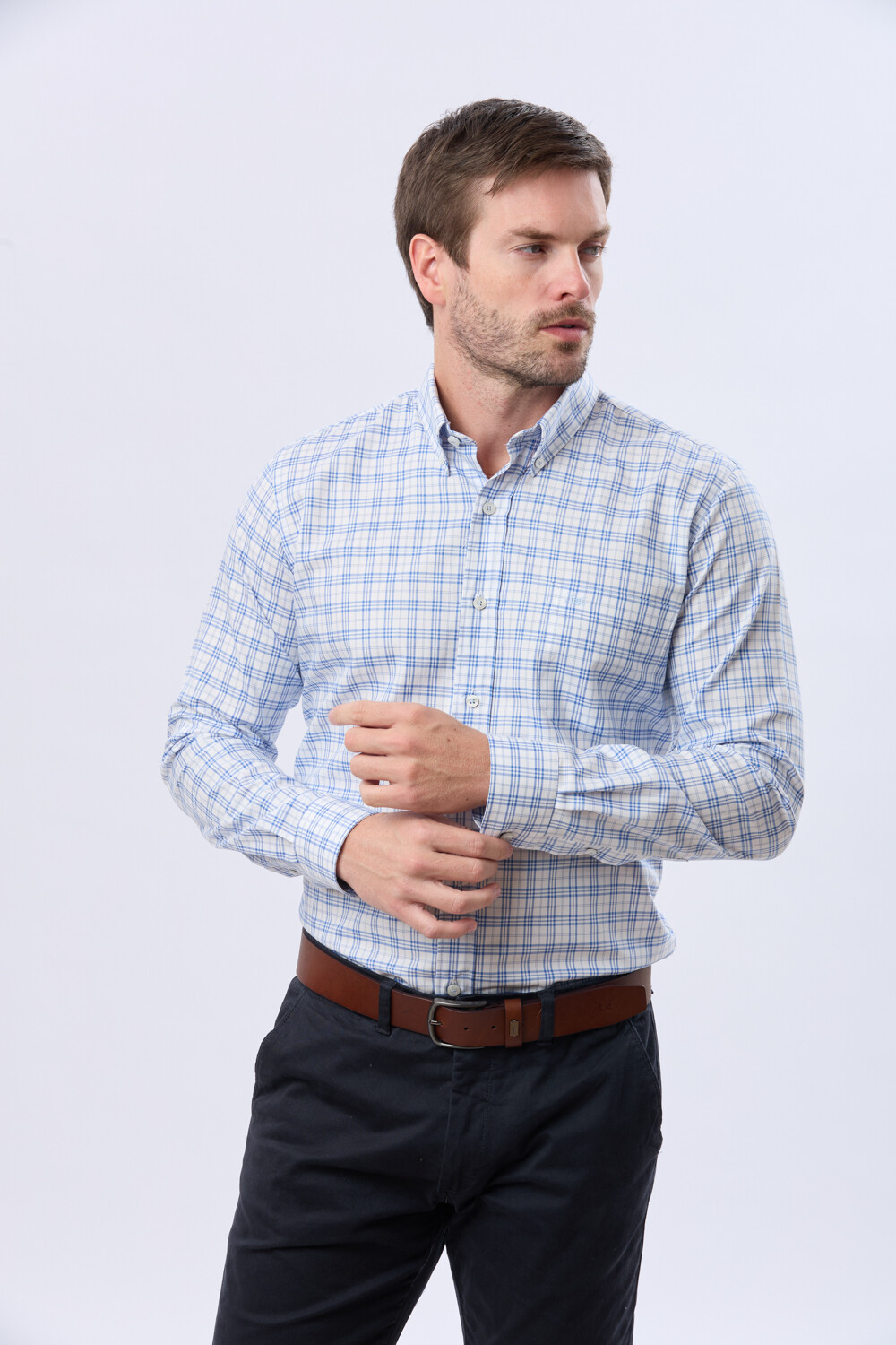 CAMISA CUADROS Azul