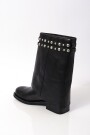 BOTA LARGA SCORPIO STUDDED Negro