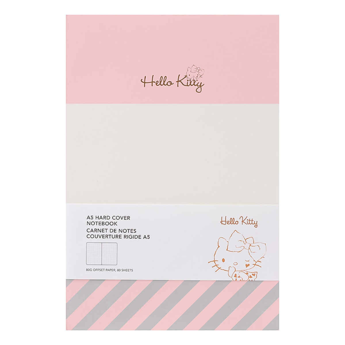 Cuaderno de notas tapa dura Hello Kitty - Diseño 2 