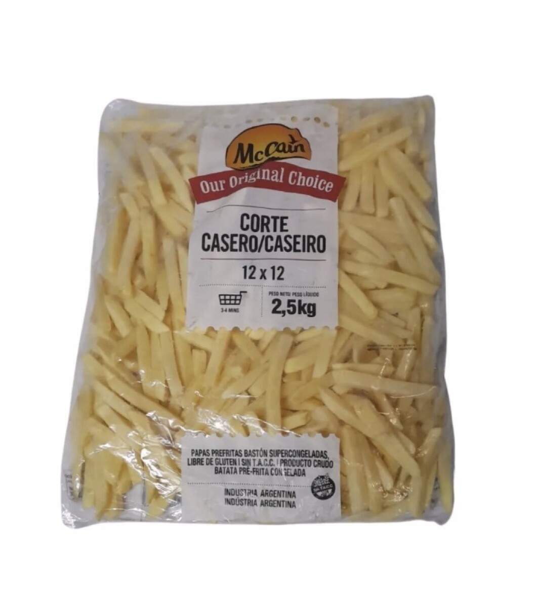 PAPAS CORTE CASERO 12X12 2,5KG MCCAIN +SOLO PDE O WEB+ 
