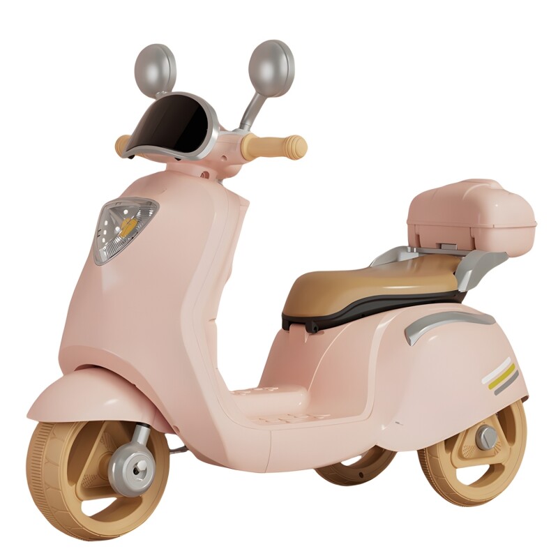 Moto Scooter a Batería Lumax Infantil Scooby Rosa