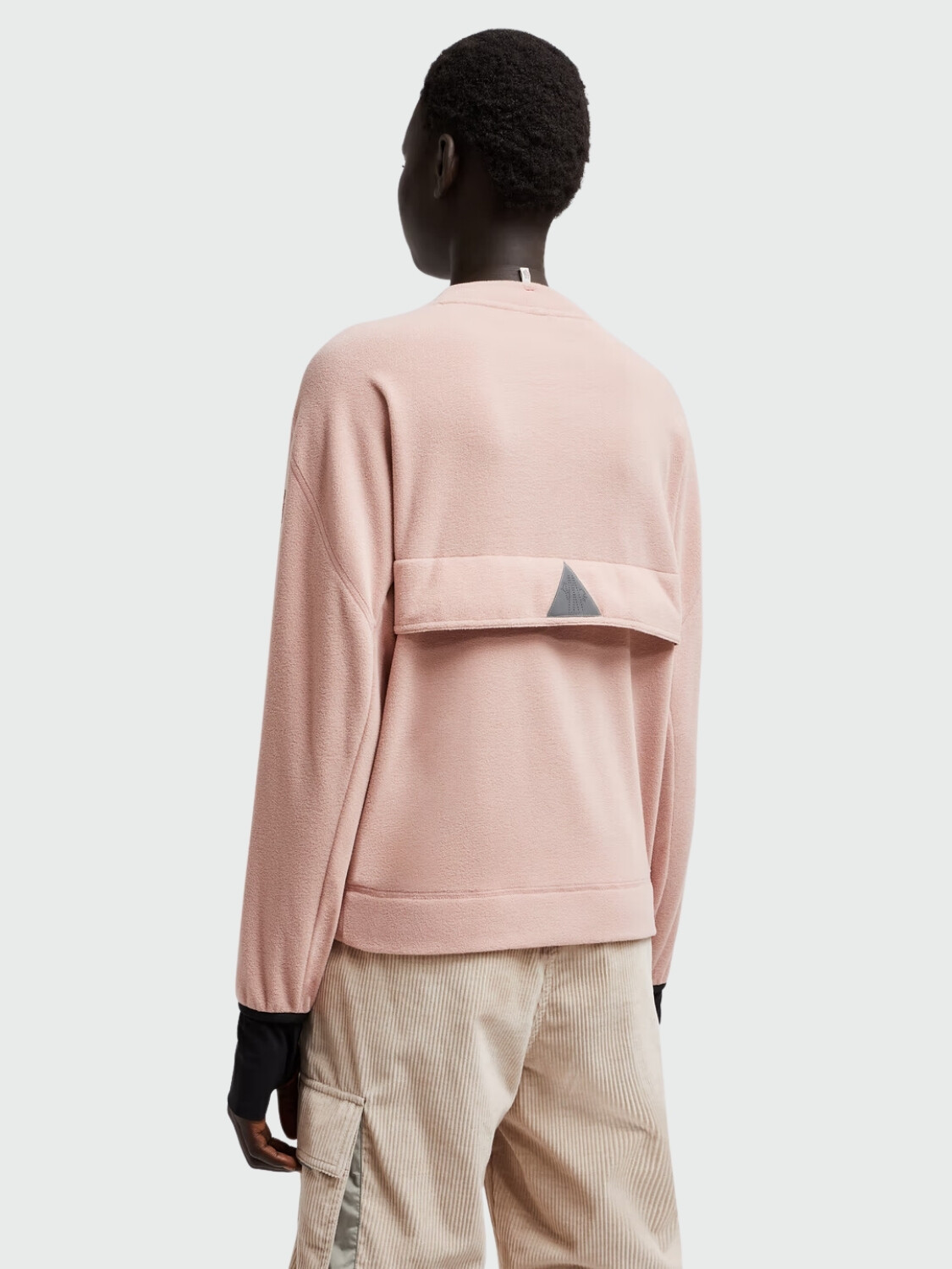 Moncler - Buzo de microtejido suave Rosado