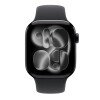 Apple Watch Series 11 42mm Jet Black Al Black Sport Band M/L MEQU4LW/A Apple Watch Series 11 42mm Jet Black Al Black Sport Band M/L MEQU4LW/A