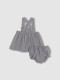 Falda Con Tirantes Azul