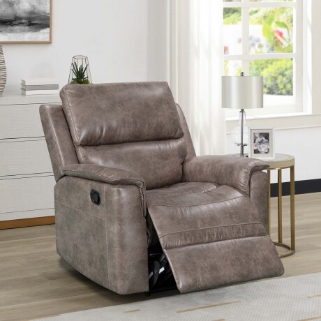 RECLINER MANUAL TELA MARRON LAGOS MOKA