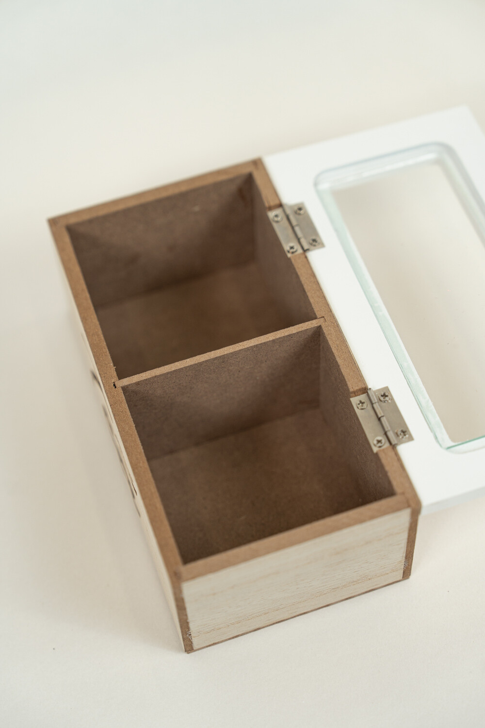 Caja Para Té Tea, 2 Separadores Color Unico