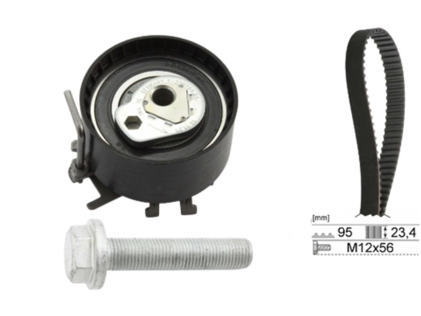 Kit Distr S/Bomba Agua Renault Clio/Sandero/Twingo 00-25 