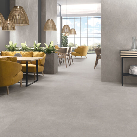 PORCELANATO LISO 80X80 MATE GRIS CEMENTO RECTIFICADO GAMAS DE GRIS