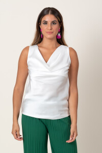 TOP HIROKO Blanco