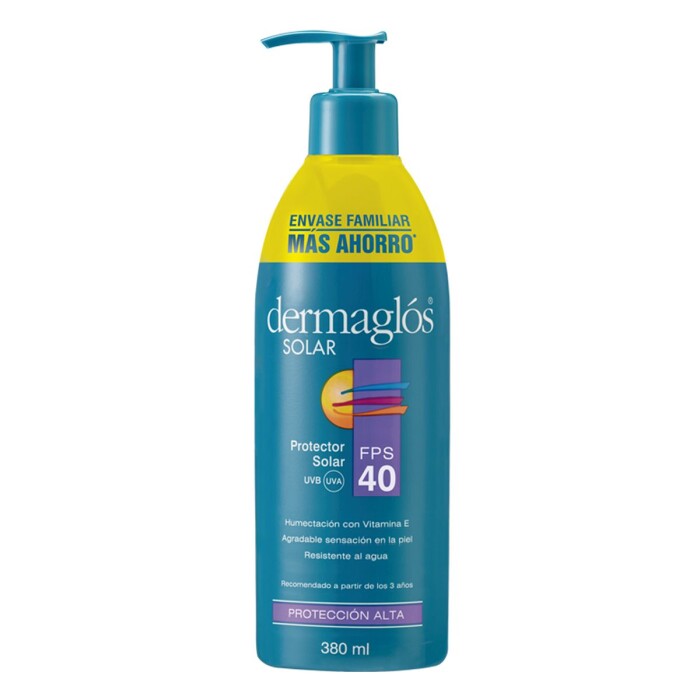 DERMAGLOS SOLAR FPS 40 EMULS. FRASCO X 3 única