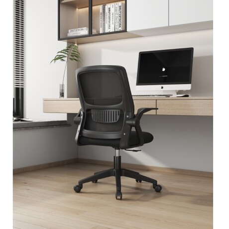 Silla Oficina Trent Ergonomica Giratoria para Escritorio Negro