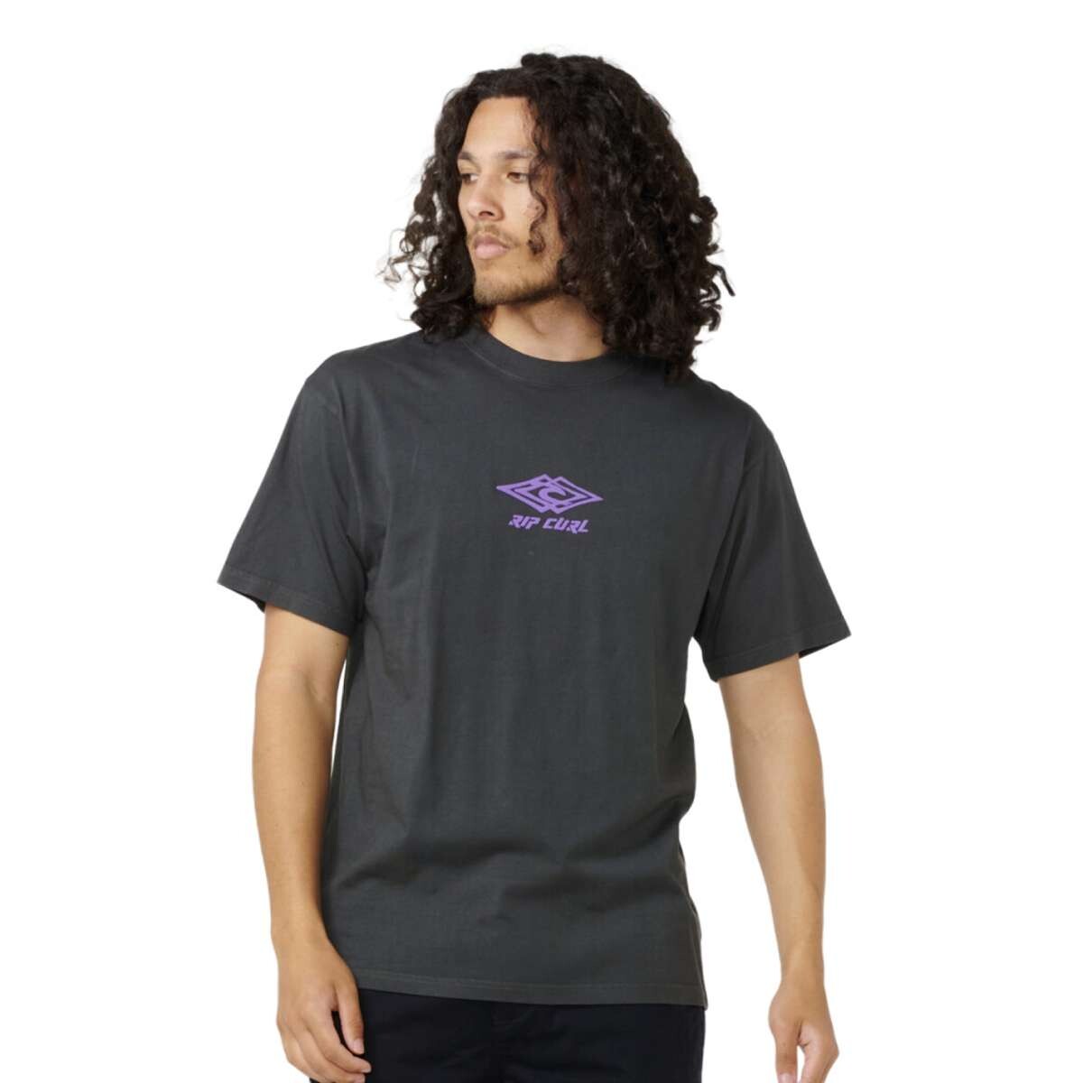Basica Rip Curl Douple Ups Tee - Negro 