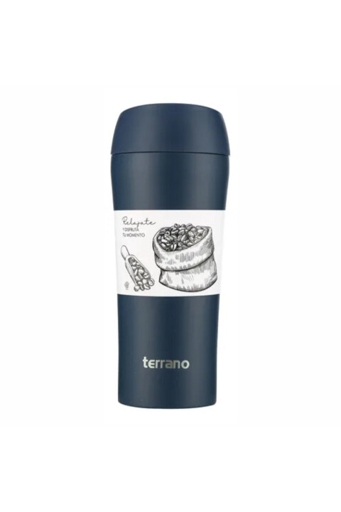 TERRANO VASO TERMICO CAFE 450 ML AZUL