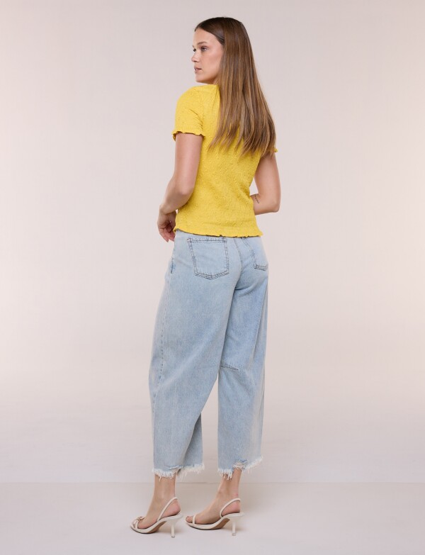 Blusa Smocked AMARILLO