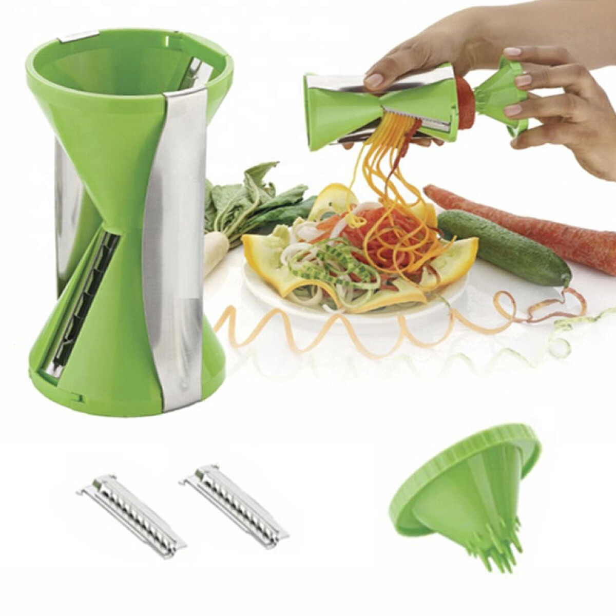 Rallador Cortador Triturador Rebanador de vegetales - Rallador Cortador Triturador Rebanador De Vegetales 