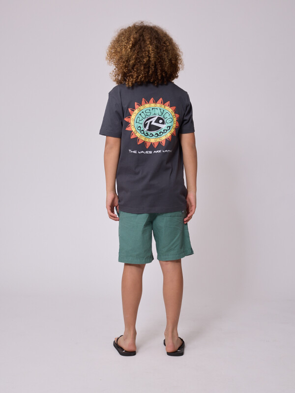 T-SHIRT EGAPE TEEN RUSTY Gris Oscuro