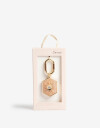 Llavero Piedras Llavero Y Bag Charm Cuarzo Rosa - Rosa Claro