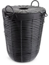 Cesta para ropa ELIF Ø40xH56cm negro Cesta para ropa ELIF Ø40xH56cm negro