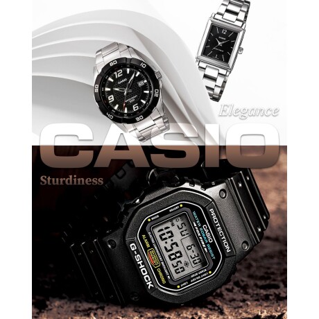 Reloj analógico/digital Casio Resistente al agua Negro,Negro,Negro