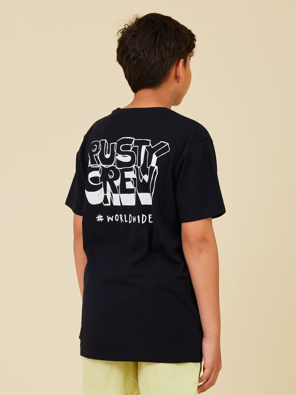 T-SHIRT TUMAR TEEN RUSTY Negro