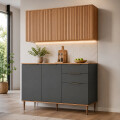 KIT COCINA AEREO 3 PUERTAS Y BAJO MESADA ALICE Kit Cocina Aereo 3 Puertas Y Bajo Mesada Alice