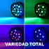 Proyector Luces LED RGB X18 Control Discoteca Fiesta Evento Color Negro