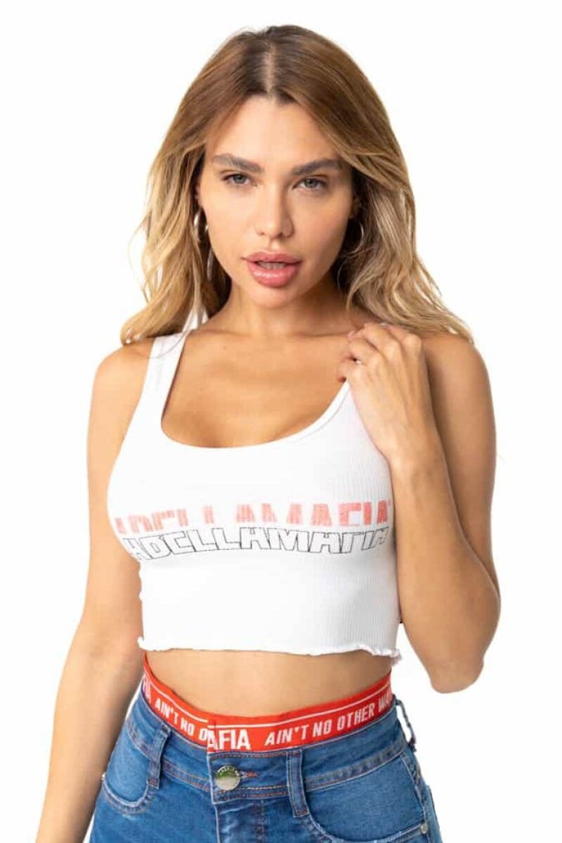 MUSCULOSA TOP BLANCO 