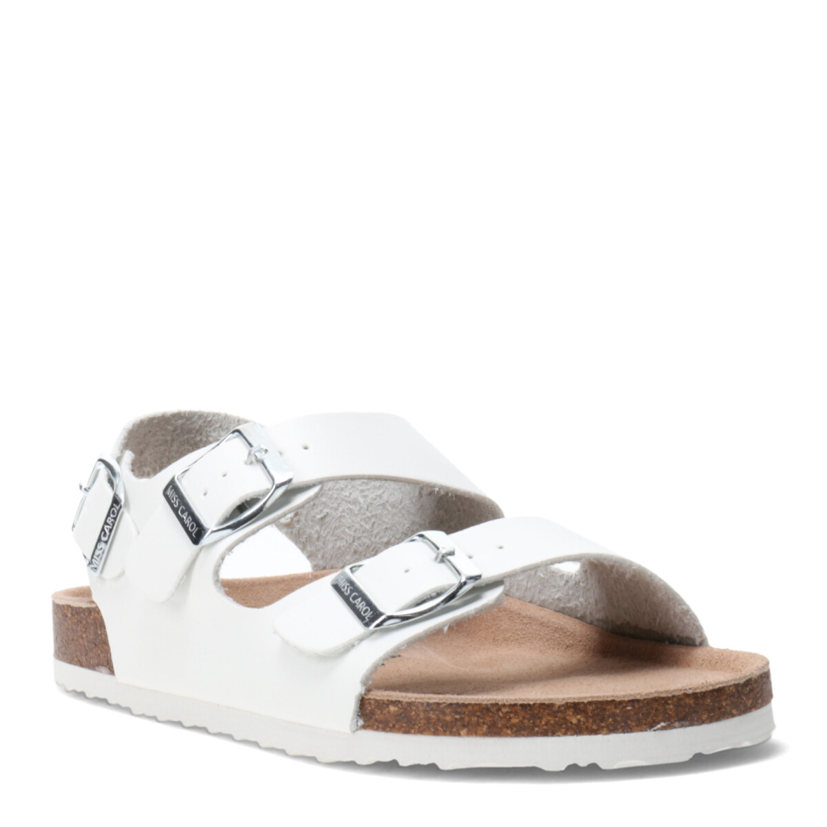 Sandalia STRAPS con tira trasera MissCarol - White 