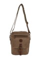 Morral cruzado en Lona Vintage Marrón