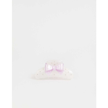 Broche Con Moño Combinacion Bicolor