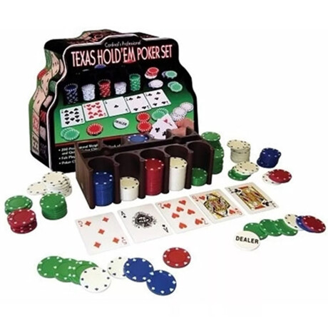 Set de Poker Texas Holdem 200 Fichas 001