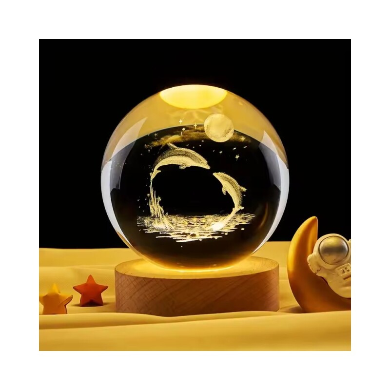 Lampara veladora bola de cristal 6cm con interruptor Lampara veladora bola de cristal 6cm con interruptor