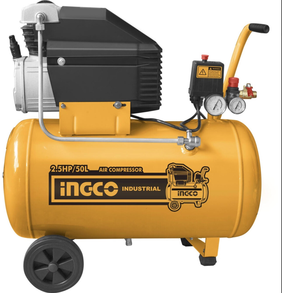 COMPRESOR DE AIRE 50LT 2,5HP INGCO AC25508 96DB 