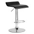 BANQUETA TRIVECA NEGRA BASE CROMADA BC-003NE BANQUETA TRIVECA NEGRA BASE CROMADA BC-003NE