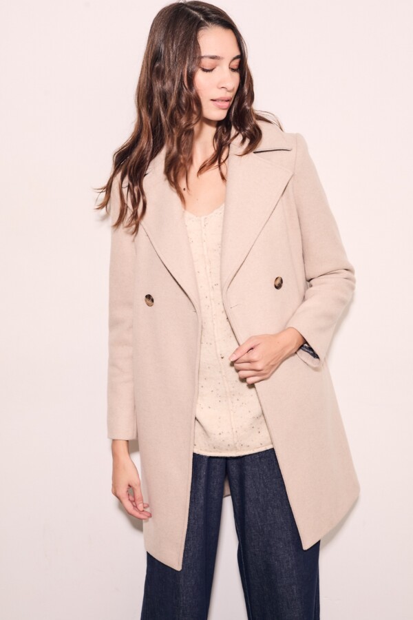 Tapado Lana Beige Melange