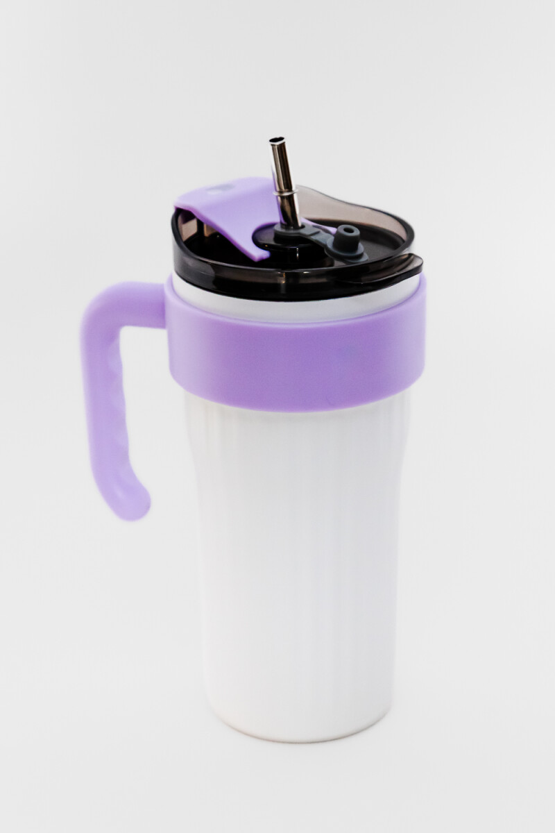 Vaso Con Tapa + Sorbito Patricio - Estampado 3 
