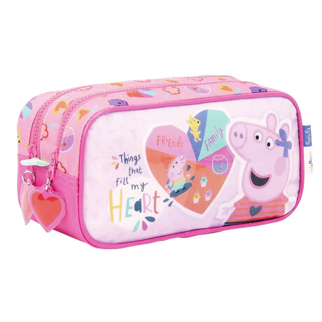 Cartuchera Peppa Pig Doble Cierre Gran Capacidad Din55404-m1