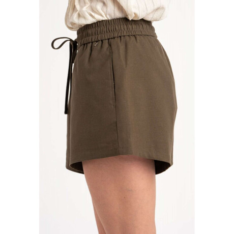 Short Con Lino Safari