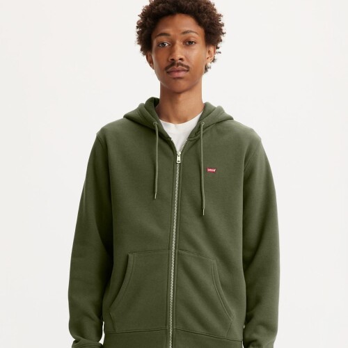 Campera Hom.C/Capu.Alg.C/Felp.Levi´s Verde