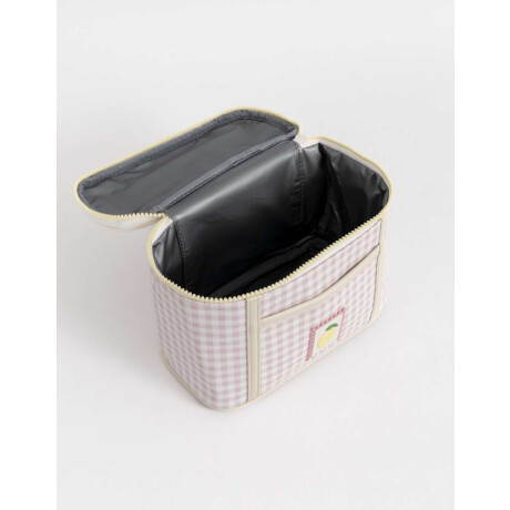 Lunchera Infantil Con Tag Estampado Geometrico