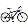 BICICLETA BACCIO ALPINA MAN R. 24 - NEGRA/AZUL/ROJA BICICLETA BACCIO ALPINA MAN R. 24 - NEGRA/AZUL/ROJA