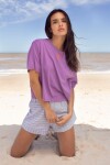 Remera Tag Lila