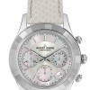 Reloj Jacques Lemans 1-2151B Venice cronógrafo con correa de cuero blanco Reloj Jacques Lemans 1-2151b Venice Cronógrafo Con Correa De Cuero Blanco