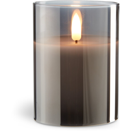 Vela pilar LED KLAUS Ø8xA10cm gris Gris
