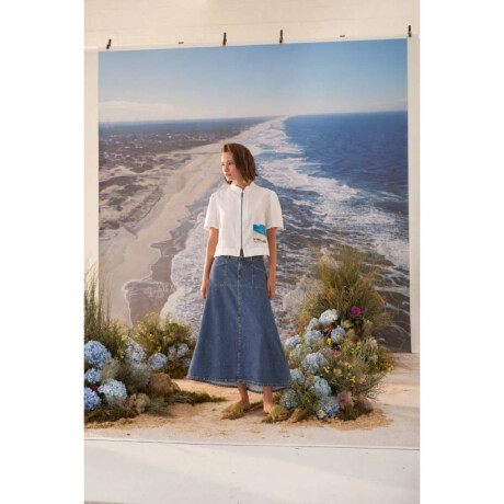 FALDA POMELA DENIM Azul