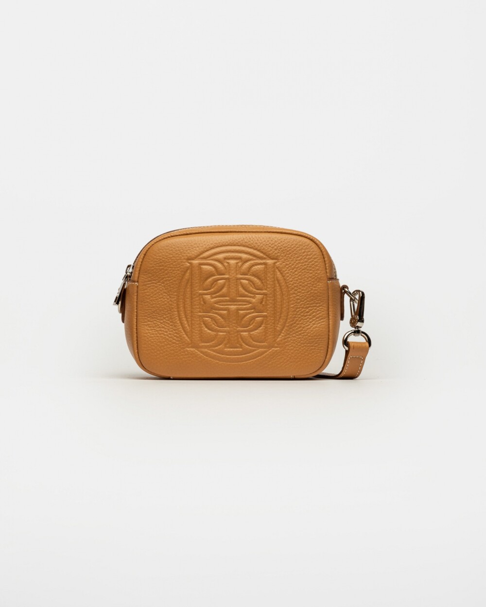 Bandolera Eterial en cuero graneado Cuoio