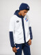 Campera De Polar Explor Nacional Hombre Blanco, Azul Marino